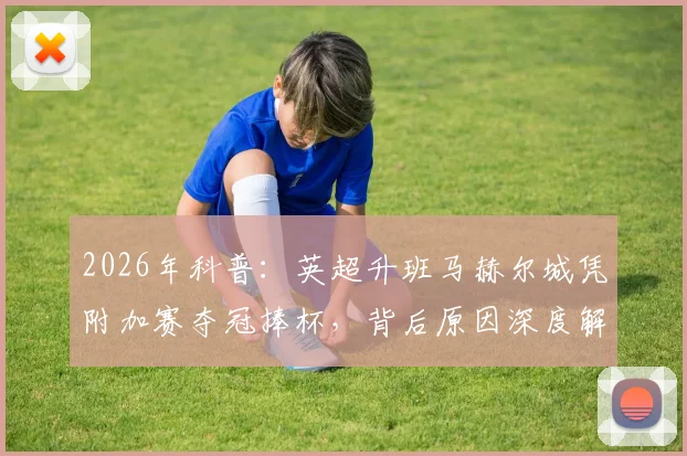 2026年科普：英超升班马赫尔城凭附加赛夺冠捧杯，背后原因深度解读