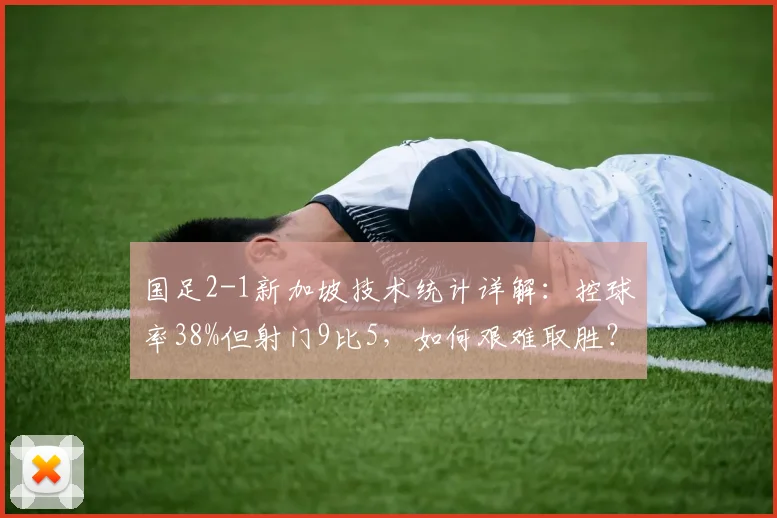 国足2-1新加坡技术统计详解：控球率38%但射门9比5，如何艰难取胜？